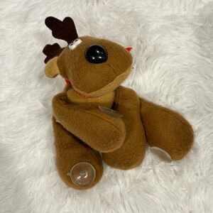 Heartline | Vintage 1988‎ Rodney Reindeer Suction Cup Car Plush